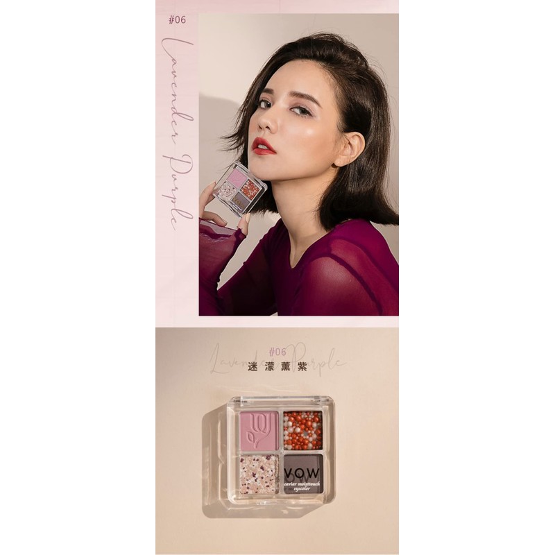VOW Caviar Moist Touch Eye Color, 06 MISTY PURPLE
