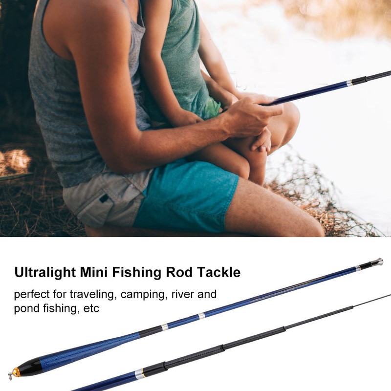 Outdoor Ultralight Mini Portable Carbon Fiber Casting Telescopic Fishing Rod