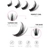 Eyelash Cluster, Manga Eyelash Cluster, Spiky Cluster Eyelash Extensions, 80
