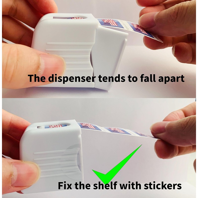 KUQILEY Stamp Roll Dispenser Postage Stamp Dispenser
