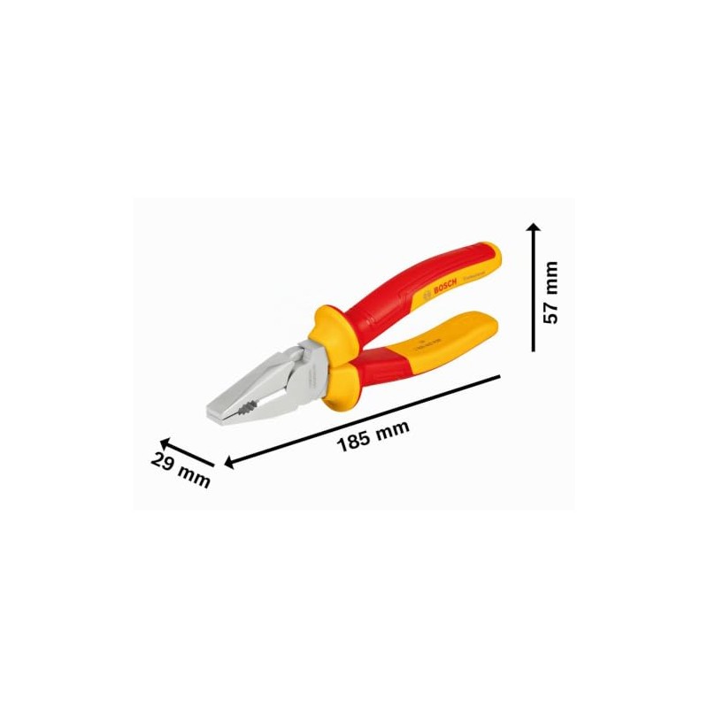 Bosch Professional VDE Combination Pliers - 180mm