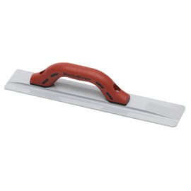 Marshalltown MARSHALLTOWN 16 Inch Beveled End Magnesium Hand Float, Concrete, DuraSoft Handle, Cast Magnesium Blade, Made in the USA, 145D