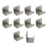 Coshar 10Pcs Stainless Steel Hanger Bracket for Ceramic Tile Billboard