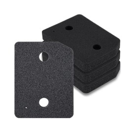 JCZD 4 PCS Replacement Heat Pump Socket Filters for Miele Dryers - Compatible with Various Models (Black)