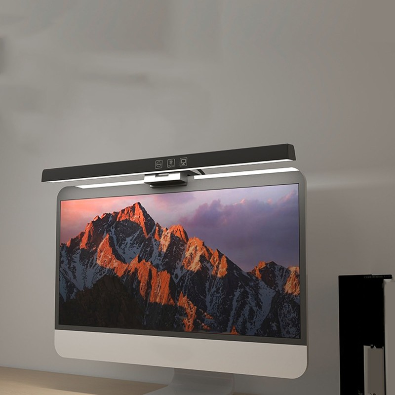 Black Laptop Monitor Lamp Anti Blue Light Eye Care LED