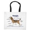 Merchandise for Fans Shopping Bag / Beach Bag with Beagle