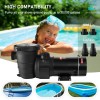 1.5HP 115V 1100W Single Speed Swimming Pool Pump Powerful Ground