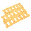 20pcs Rubber Dog Squeaky Bone Toy Teeth Cleaning Dog Bone