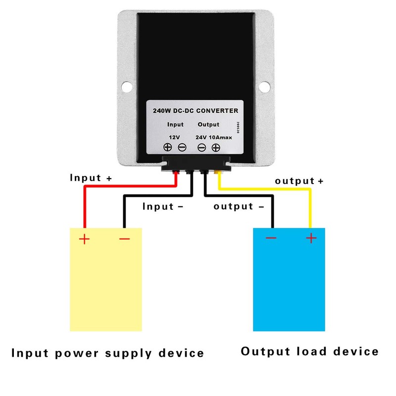 SUPERNIGHT DC DC Buck Converter Waterproof Voltage Converter 12V to