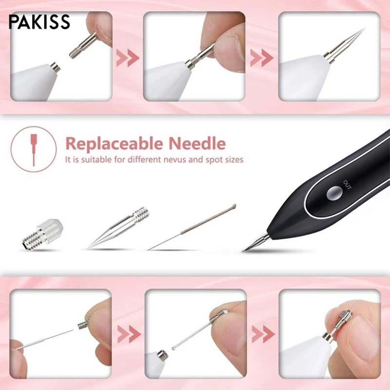 PAKISS FY-103 Beauty Pen for Skin Carecolor: Black, power supply