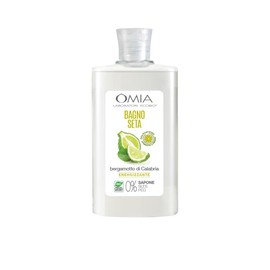 Omia, EcoBio Silk Bath with Bergamot di Calabria, Energising Shower Gel, Leaves Skin Radiant and Hydrated, Dermatologically Tested, 400 ml Bottle
