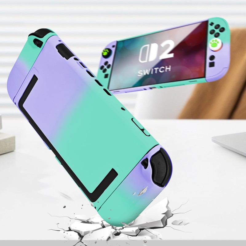 DLseego Switch2 用 ケース Switch2　カバー　スイッチ 第二世代に対応　保護カバー スイッチ2ケース　分離式　PC 超軽量 耐衝撃 傷つけ防止