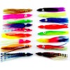 ANCLLO 30 Pieces Multicolor Soft Octopus Lures Squid Rock Baits