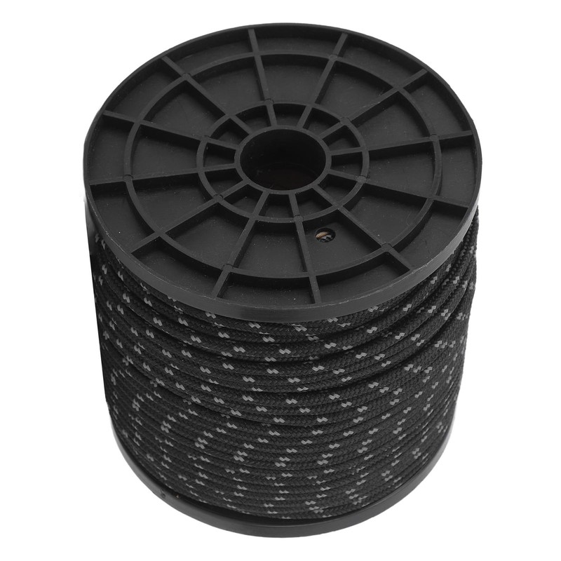 Reflective Camping Rope Texture Weaving 164ft 4mm Polyester Parachute Cord