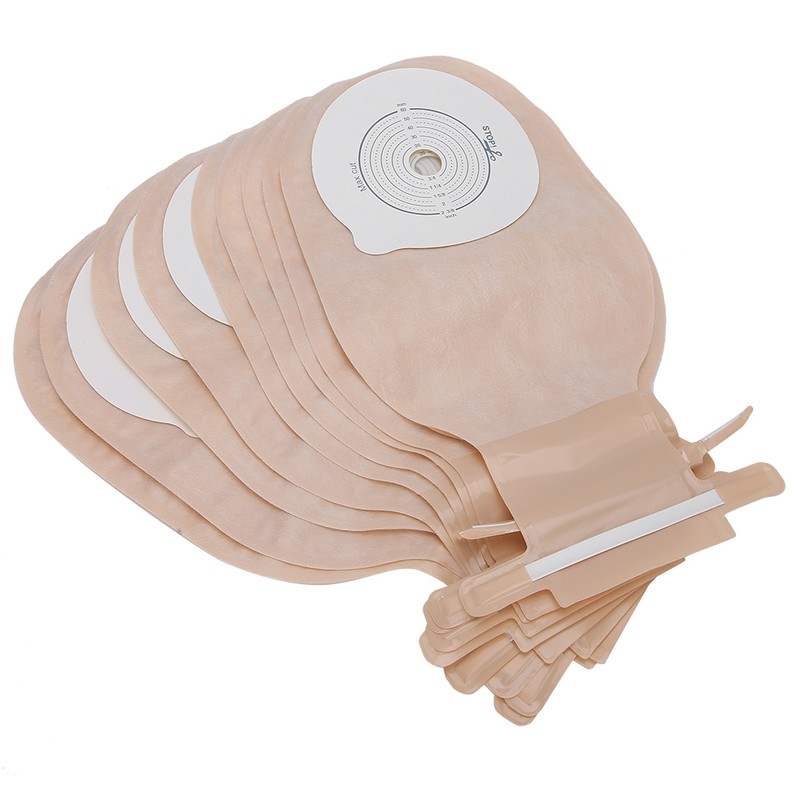 10pcs One Piece System Drainable Ostomy Bag Pouch Stoma Cover