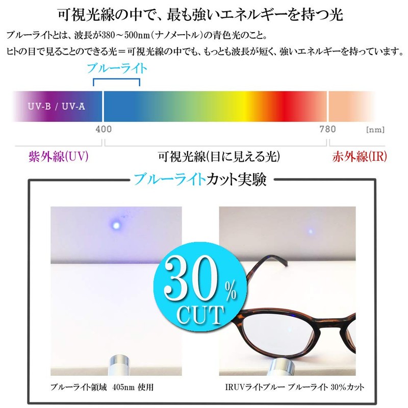 Eight Tokyo IRUV1000-BL Men's Sunglasses, Blue Lens, Type-D