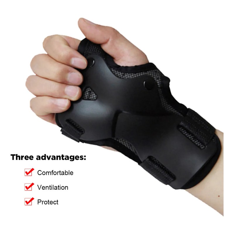 Guantes Protectores De Palma Para Skate Patinaje M Como Se