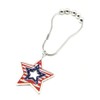 12Pcs 4th of July Shower Curtain Hooks Patriotic Shower Curtain