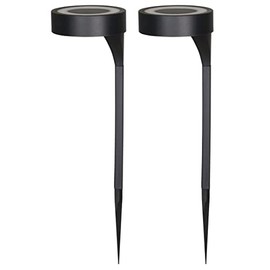 Luxform Lighting AYR Solar LED Orange Up and Down Spike Garden Light - (Pack of 2) 365 Days