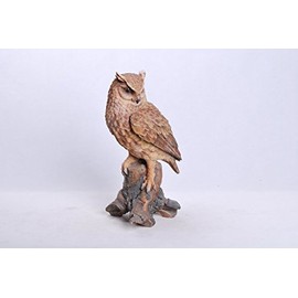 Hi-Line Gift Ltd Great Horned Owl on Stump, 145"