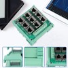 RJ45 8p8c Jack 9-Way Buss Board, Din Rail Mount Ethernet