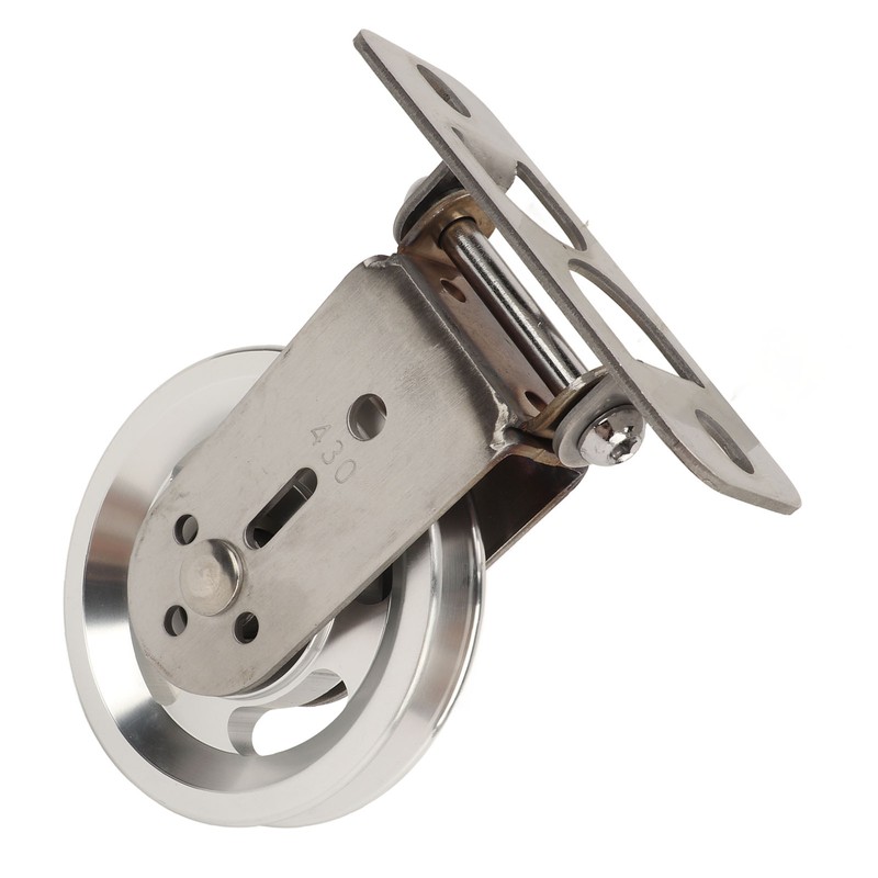 Pulley Wheel Bidirectional Rust Proof Silent Rotation Traction Wheel for
