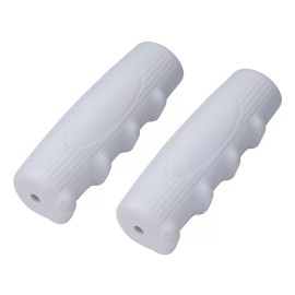 F&R CLASSIC CRUISER BICYCLE OVAL GRIP VINTAGE SCHWINN PHANTOM PREWAR HANDLEBAR WHITE