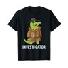 Investigator - Alligator Crime Private Detective Espionage T-Shirt