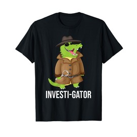 Investigator - Alligator Crime Private Detective Espionage T-Shirt
