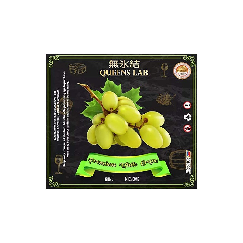 Queens Lab Liquid Muscat White Grapes T-63 (Premium White Grape,