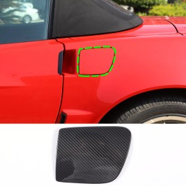 Auguisy-motortrim Fuel Gas Tank Cover Trim Cap Real Carbon Fiber Fit For Corvette C6 2005-2013