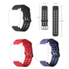 Silicone Replacement Straps Bands Soft Adjustable Wristband Compatible for ID205
