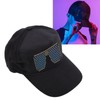 Dpofirs LED Hats, LED Display Screen Smart Hat, Editable Cool