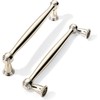 khtumeware 10 Pack Polished Nickel Cabinet Pulls 3-3/4 Inch(96mm) Hole