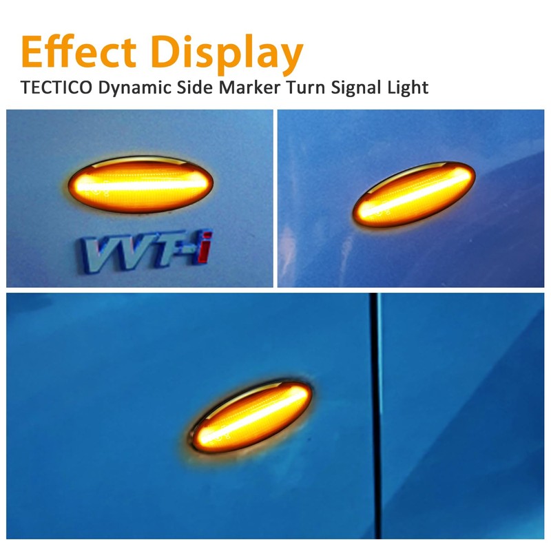TECTICO Side Indicator Side Marker Light Indicator Canbus Compatible with