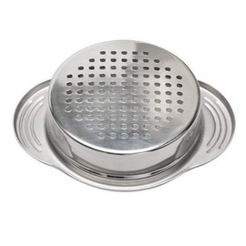 AKOAK 1 Pack Tuna Strainer Press, Food Can Strainer, Sieve Tuna Press Lid Oil Drainer Remover, Canning Colander Oil Squezzer Easy to Clean