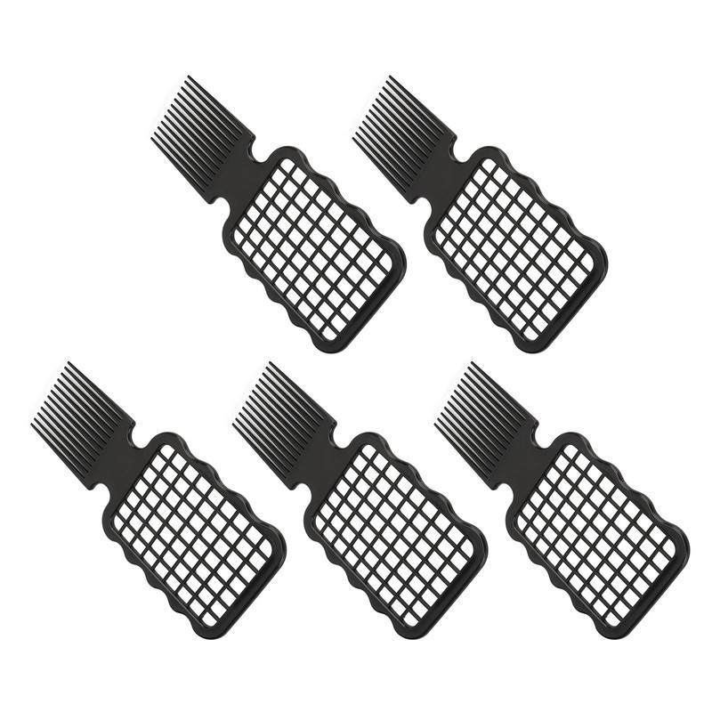 5pcs Twist Combs Ergonomic Perm Curling Hair Dreadlocks Twist Combs