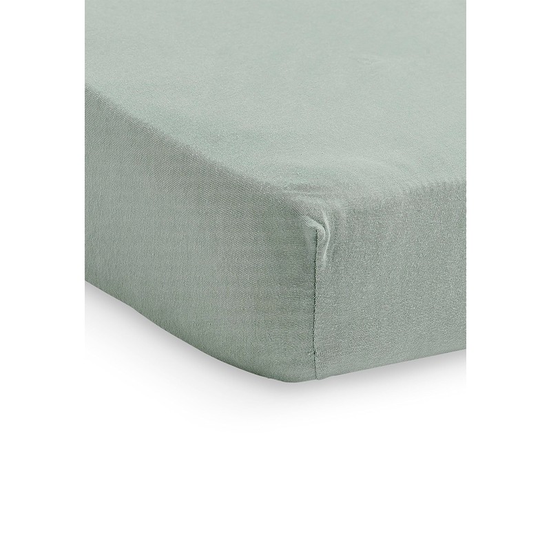 Jollein Jersey Fitted Sheet 60 x 120 cm Ash Green