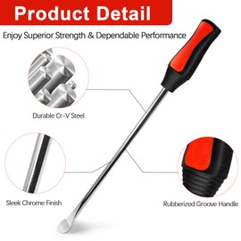 SBGGRL 14.5" Tire Spoons Tool Set for Motorcycles Dirt Bike Lawn Mowers Iron Installation,3 Pcs Tire Bar Removal Mounting 10 Pcs Valve Cores,Rim Protector,Valve Changer Kit