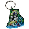 Westmon Works Rhode Island Keychain Acrylic Souvenir State Shape Key