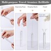 Beomeen 36Pcs 10ML Clear Glass Perfume Travel Refillable Spray Bottles,