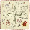 Marushin Hand Towel, Ghibli Mononoke, 9.8 x 9.8 inches (25
