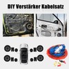 Cable Set, Subwoofer Car Amplifier Cable Set Connection Set 10GA