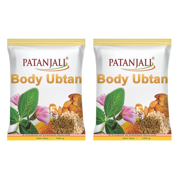 Pack of 2 - Patanjali Body Ubtan 100 g