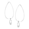 Silpada 'Wire Drop' Earrings in Rhodium-Plated Sterling Silver