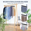 2 Pack Tie Rack Belt Hanger for Closet Upgraded Non