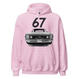 JG Infinite 1967 Camaro SS Super Sport Front Grille American Muscle car Owner Hot Rod Drag Racing Project Cars Hoodie Light Pink
