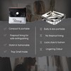 Portable Pocket Ashtray- Smell Proof PVC Small Plastic Wallets with