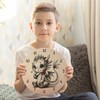 Cute Baby Dragon Wall Clock Cute Resting Dragon Cute Pose