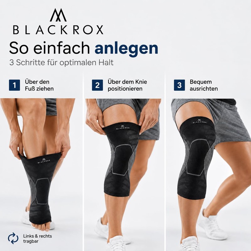 BLACKROX Knee Support V3 Knee Support Comparison Winner Sport Men